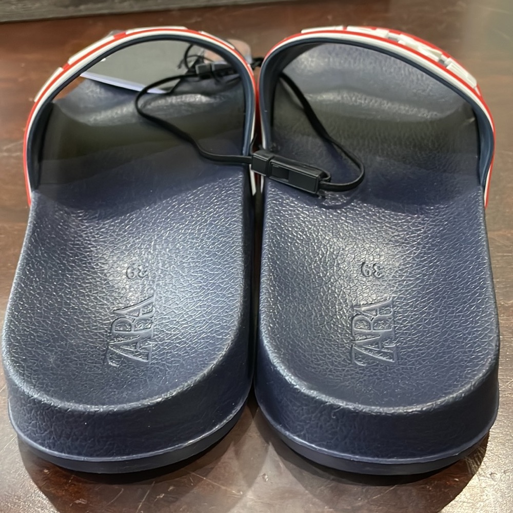 NWT • Zara • Tricolor Slides - Picture 4 of 6